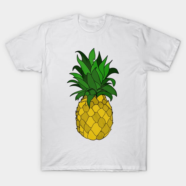 Pineapple T-Shirt by Tatismallart